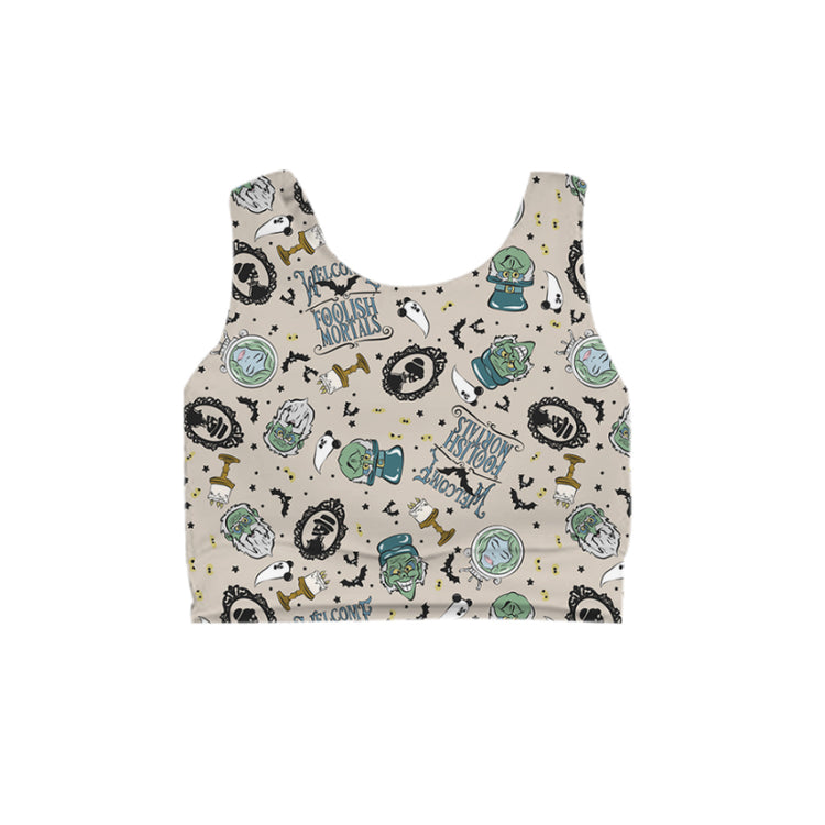 ADULT Crop Tank - Foolish Mortals