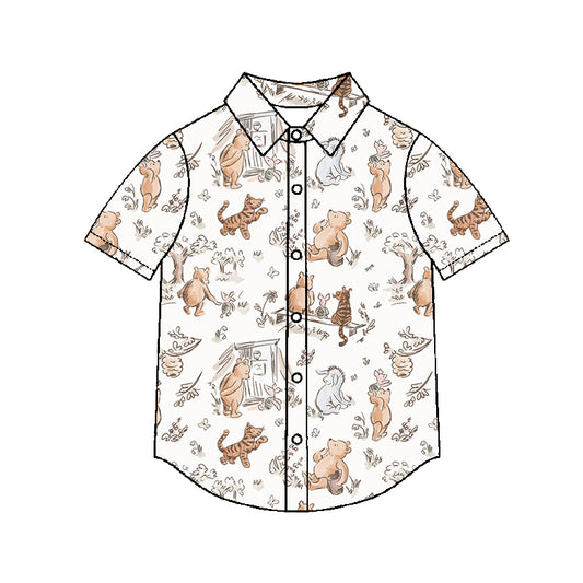Men's Performance Button Up - Hundred Acre Magic