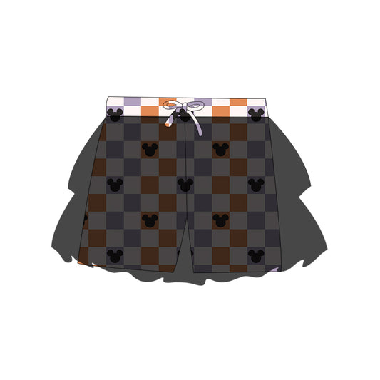ADULT Mesh Magic Skort - Spooky Season Checkers