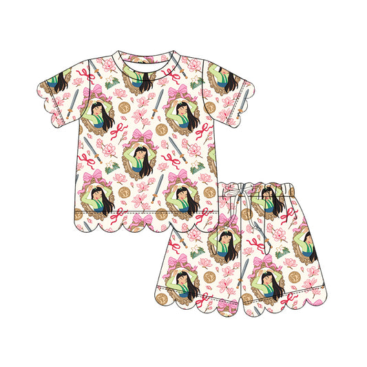 ADULT Scallop Tee + Shorts Set - Warrior Within PREORDER