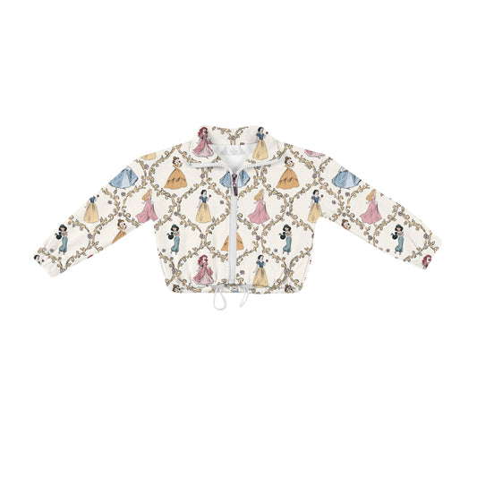 KIDS Zip Up Pullover - Storybook Royalty
