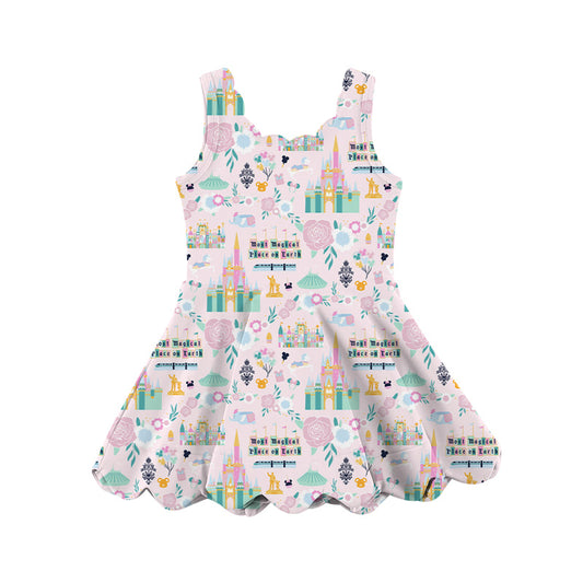 ADULT Scalloped Tank Dress - Spring Fling