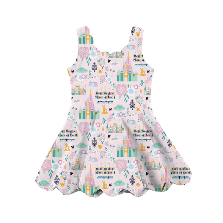 ADULT Scalloped Tank Dress - Spring Fling