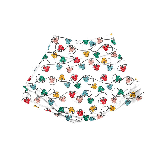 KIDS Skort - Merry Magic Holiday Lights