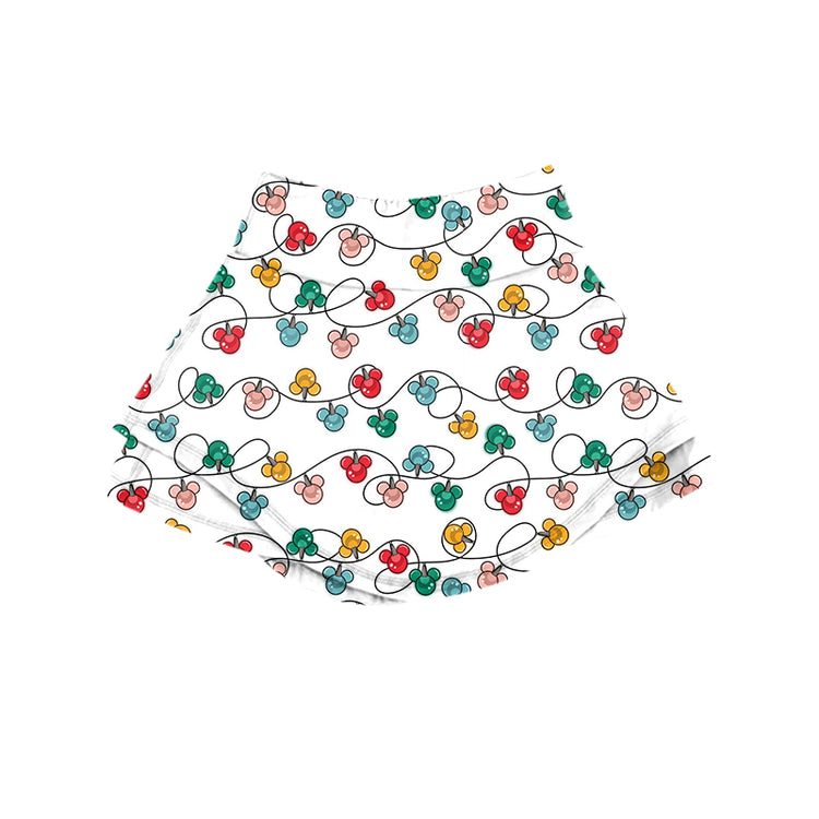 KIDS Skort - Merry Magic Holiday Lights
