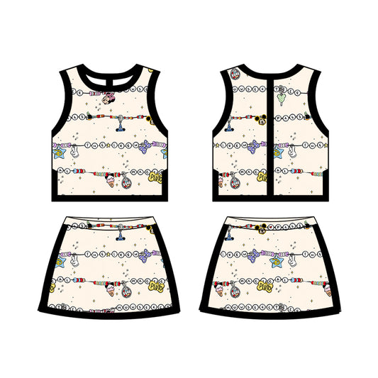 KIDS Colorblock Tank + Skort Set - Beads CLASSIC PALS