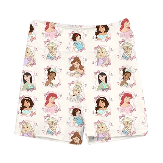 ADULT Biker Shorts - Pretty in Pink Princesses