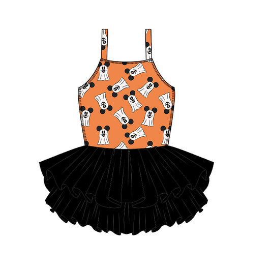 KIDS Tutu Dress - ORANGE Main Street Spirits