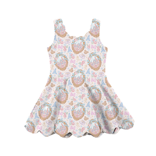 KIDS Scalloped Tank Dress - MOST Magical Day CASTLE