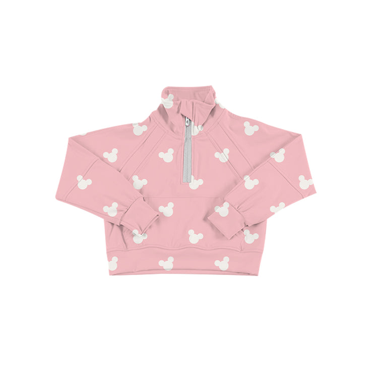 ADULT Zip Up Pullover - PINK Classic