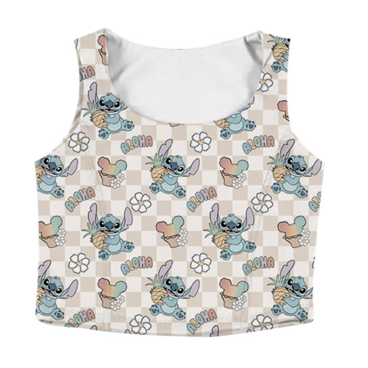ADULTS Scoop Tank - Aloha Stitch