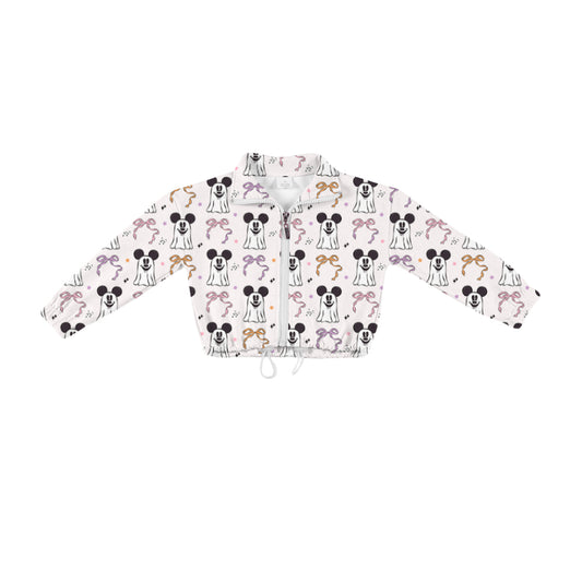 KIDS Zip Up Pullover - Girly Ghost