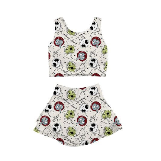 KIDS Crop + Skort Set - NBC Balloons