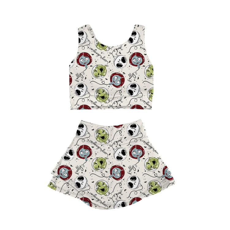 KIDS Crop + Skort Set - NBC Balloons