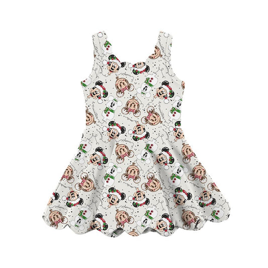 KIDS Scalloped Dress - Merry Main Street Balloons PREORDER