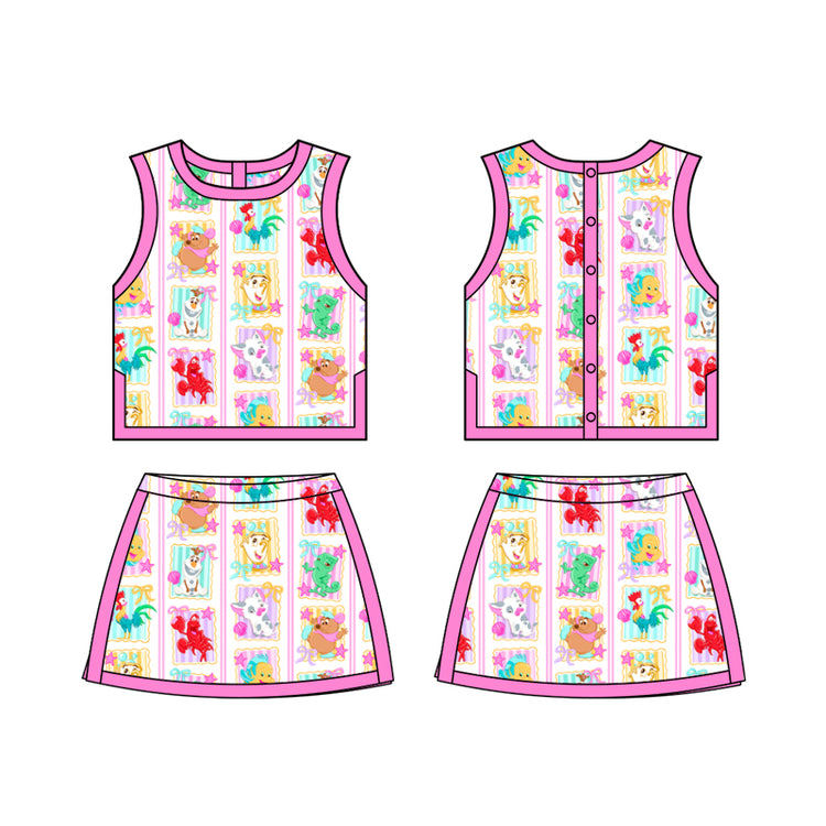 KIDS Colorblock Tank + Skort Set - Silly Sidekicks