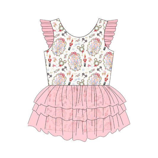 KIDS Flutter Tutu Dress - Whimsy Christmas