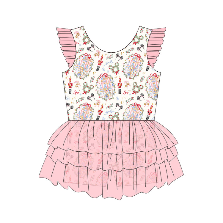 KIDS Flutter Tutu Dress - Whimsy Christmas