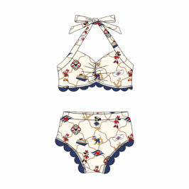 Sweetheart Ruffle Bikini - Roped in Cruise