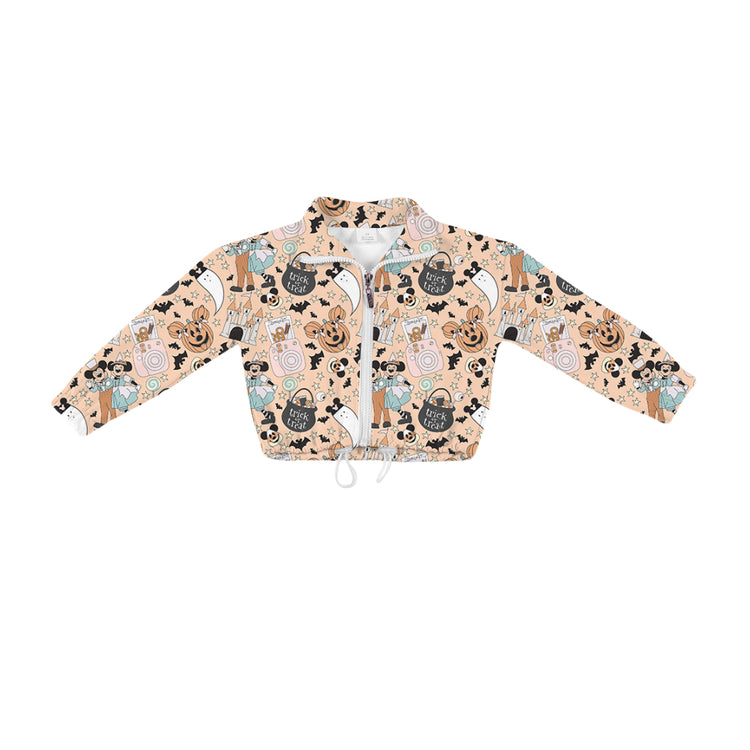 ADULT Zip Up Pullover - Halloween Icons PREORDER