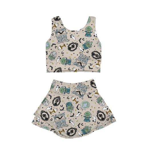 KIDS Crop + Skort Set - Foolish Mortals