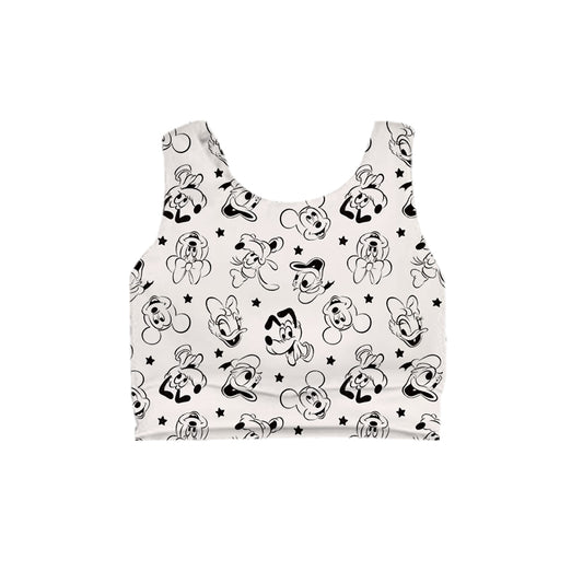 ADULT Crop Tank - Sketchbook