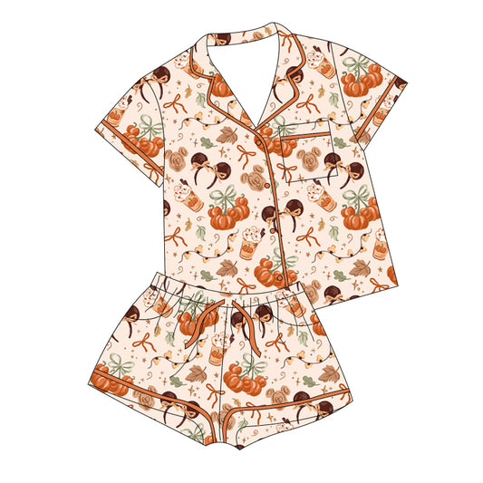 ADULT Bamboo Lounge Set - Pumpkin Spice
