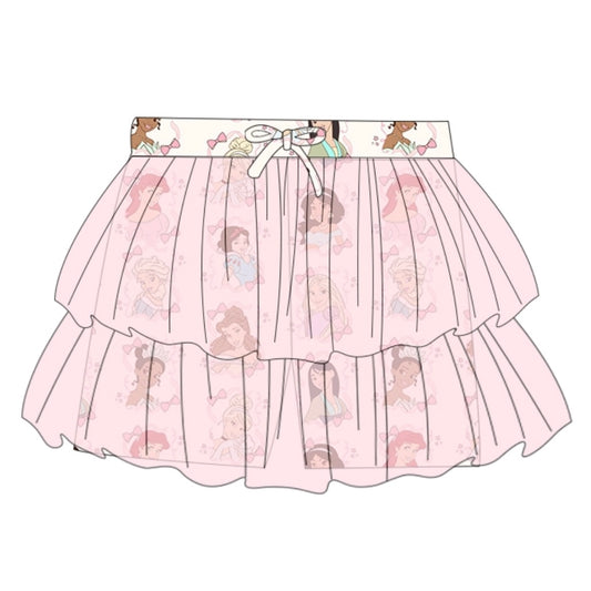 ADULT Mesh Magic Skort - Pretty in Pink Princesses