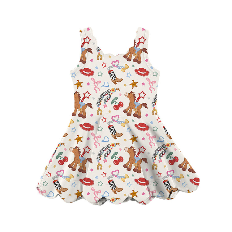 KIDS Scalloped Dress - Cowgirl Era PREORDER