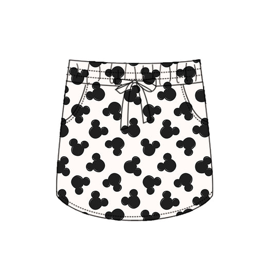 KIDS Scuba Tennis Skort - Magic Mouse BLACK