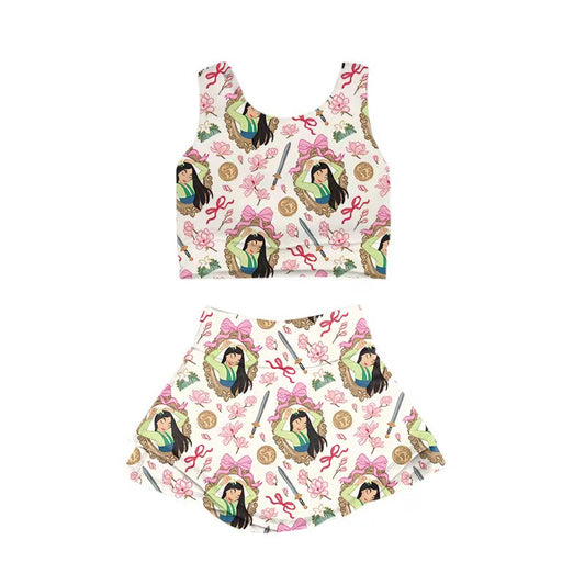 KIDS Crop + Skort Set - Warrior Within PREORDER