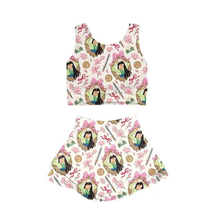 KIDS Crop + Skort Set - Warrior Within PREORDER