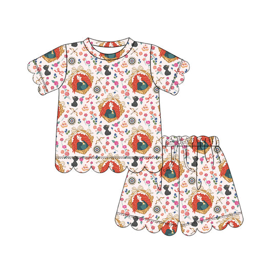 KIDS Scallop Tee + Shorts Set - Be Brave PREORDER
