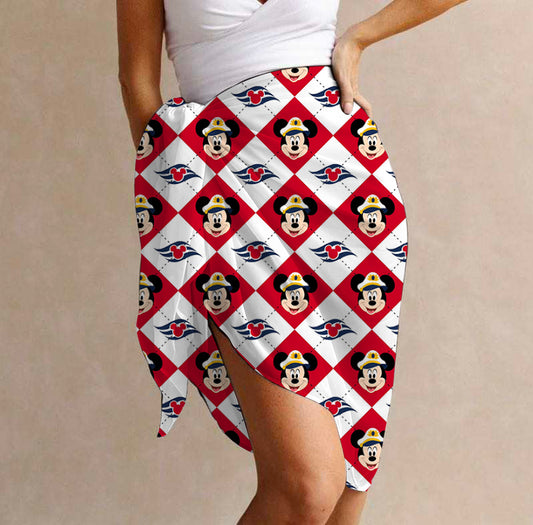 ADULT Pool Deck Wrap - Cruise Checkers PREORDER