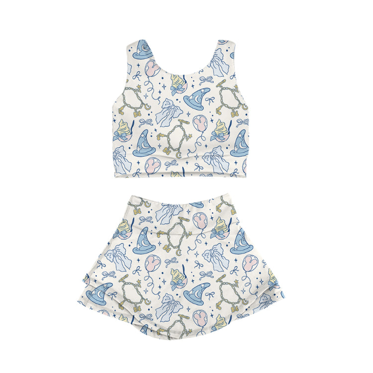 KIDS Crop + Skort Set - Charmed Sorcerer