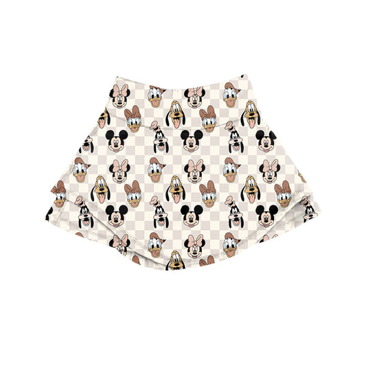 ADULT Skort - Boho Checkers