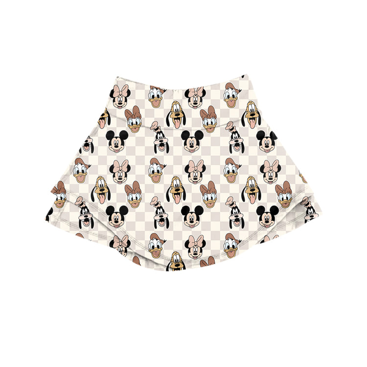 ADULT Skort - Boho Checkers