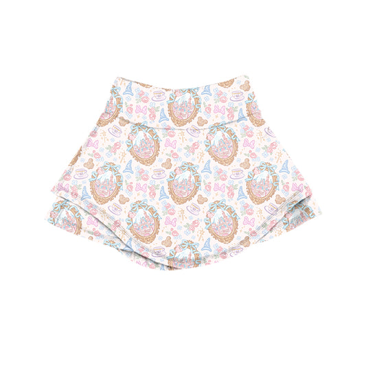 KIDS Skort - MOST Magical Day CASTLE