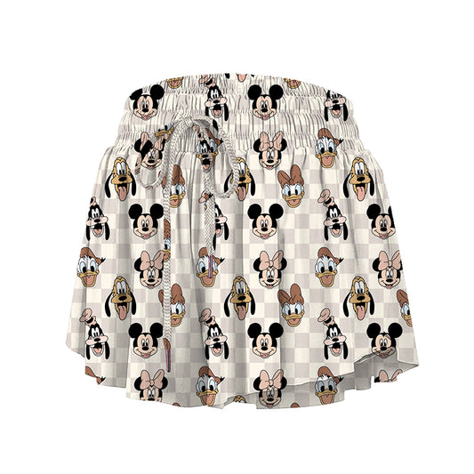 KIDS Butterfly Shorts -  Boho Checkers