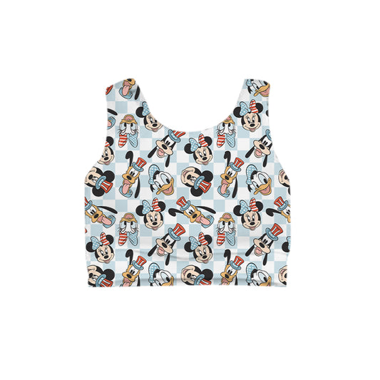 ADULT Crop Tank - USA