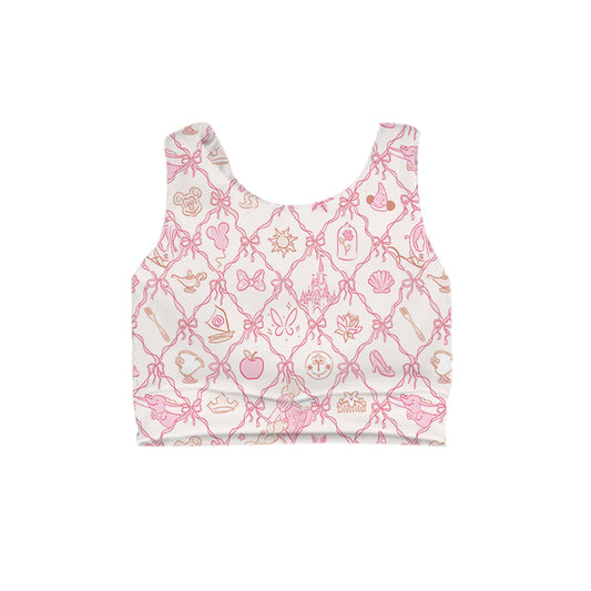 ADULT Crop Tank - Pink Park Icons