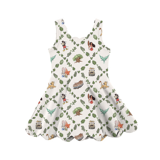 ADULT Scalloped Dress - Roam the Wild