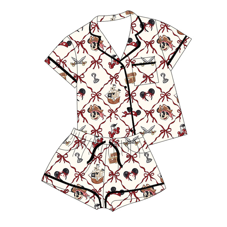 ADULT Bamboo Lounge Set - Pirate Bows PREORDER