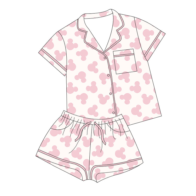 ADULT Bamboo Lounge Set - Classic Pink PREORDER
