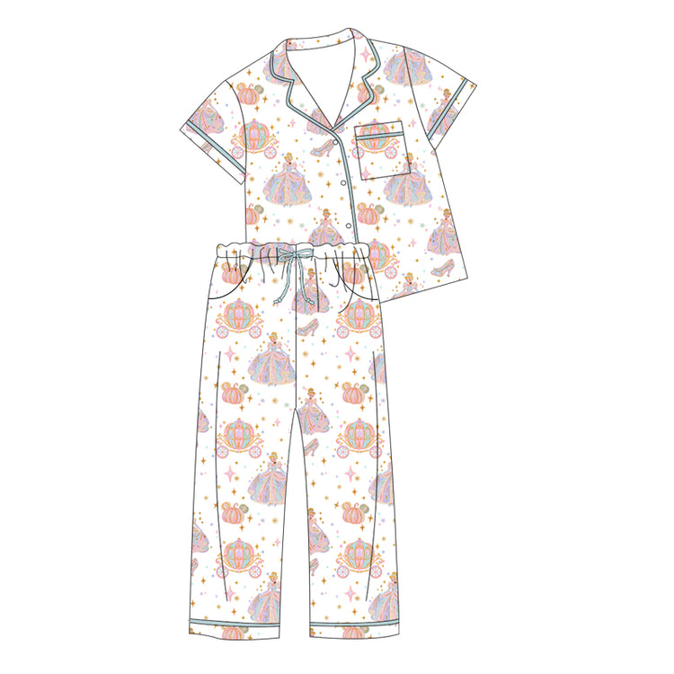 KIDS Bamboo Lounge Set - Bibbidi Bobbed Blue PREORDER