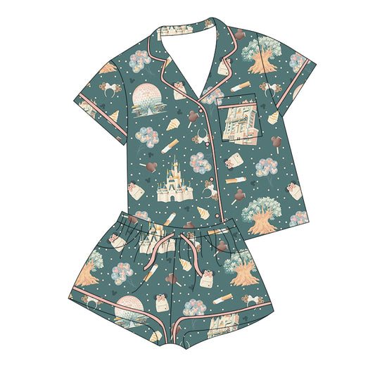 ADULT Bamboo Lounge Set - Park Day GREEN PREORDER