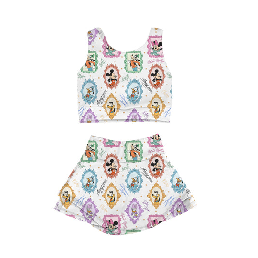 KIDS Crop + Skort Set - The Six + Signatures