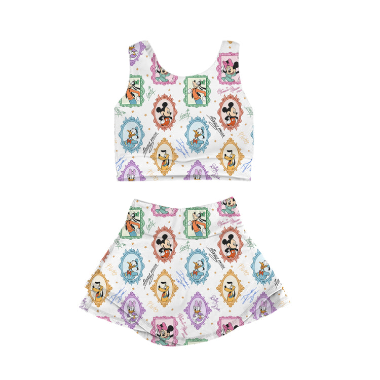 KIDS Crop + Skort Set - The Six + Signatures