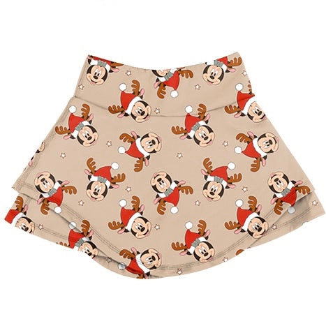 ADULT Skort -Boho Reindeer