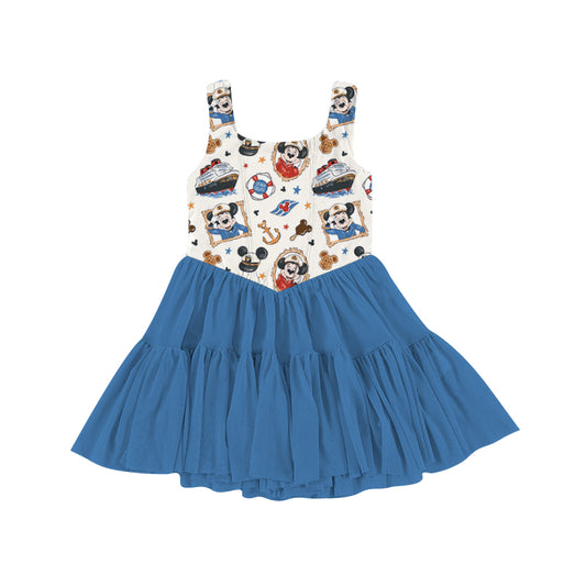 KIDS Mesh Tank Dress - Cruise the Seas PREORDER